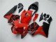 Carenados Moto Honda CBR600RR 2003-2004 - Rojo Negro Brillante OEM Estilo Asequibles