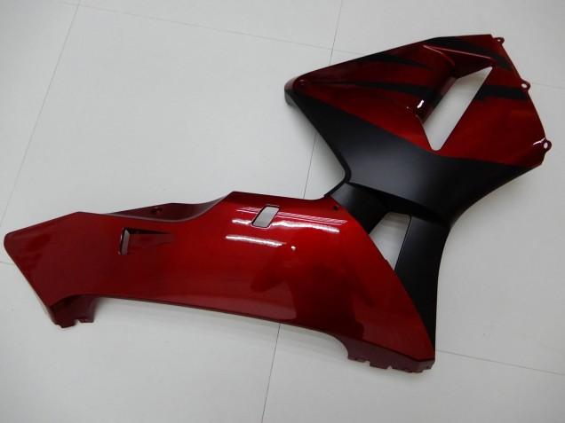 Carenados Moto Honda CBR600RR 2003-2004 - Rojo Negro Mate Raya Asequibles