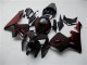 Kits Carenado Moto Honda CBR600RR 2005-2006 - Negro Brillante Rojo Llama Asequibles