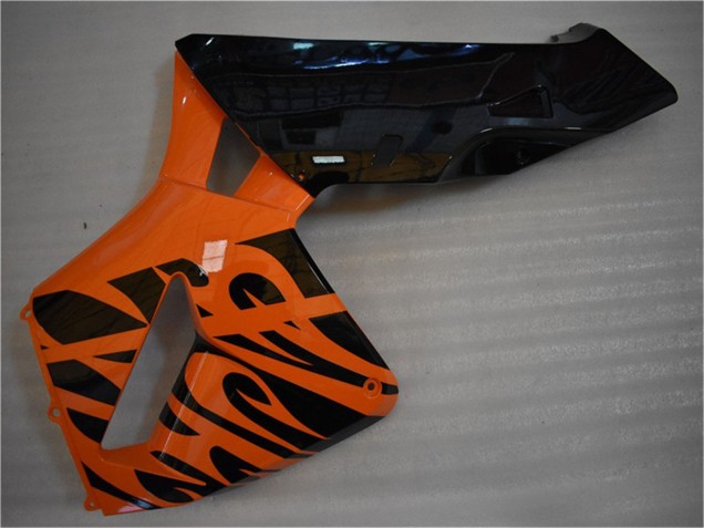 Carenado Moto Honda CBR600RR 2005-2006 - Naranja Negro Llama Asequibles