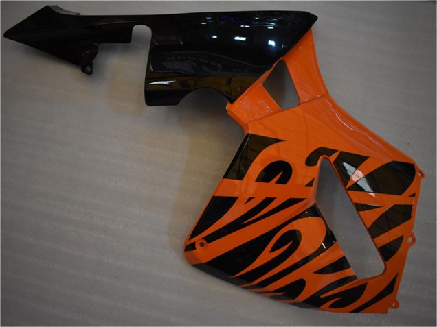 Carenado Moto Honda CBR600RR 2005-2006 - Naranja Negro Llama Asequibles