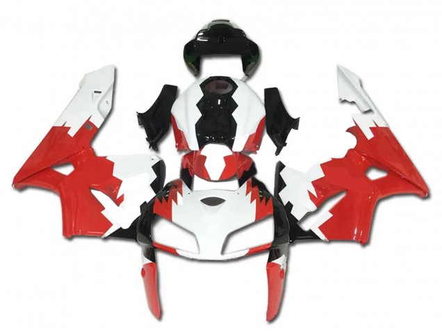 Carenado Moto Honda CBR600RR 2005-2006 - Blanco Rojo Negro Asequibles