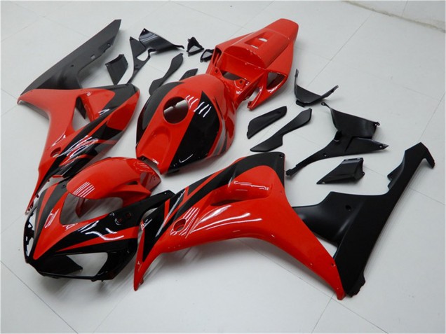 Kits Carenados Moto Honda CBR1000RR 2006-2007 - Rojo Negro Brillante Asequibles
