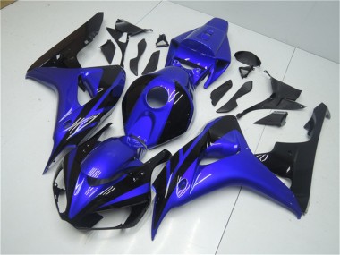 Kits Carenado Moto Honda CBR1000RR 2006-2007 - Azul Negro Brillante Asequibles