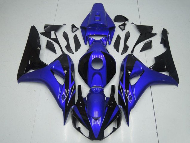Kits Carenado Moto Honda CBR1000RR 2006-2007 - Azul Negro Brillante Asequibles