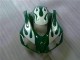 Carenados Moto Honda CBR1000RR 2006-2007 - Blanco Verde Llama Asequibles