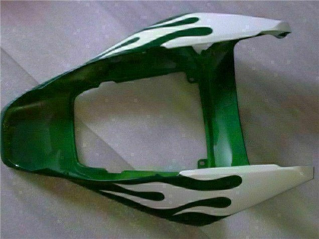 Carenados Moto Honda CBR1000RR 2006-2007 - Blanco Verde Llama Asequibles