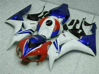 Kits Carenado Moto Honda CBR1000RR 2006-2007 - Blanco Rojo Azul HRC Asequibles