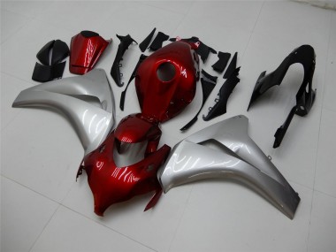 Carenados Moto Honda CBR1000RR 2008-2011 - Plata Rojo Granate Asequibles