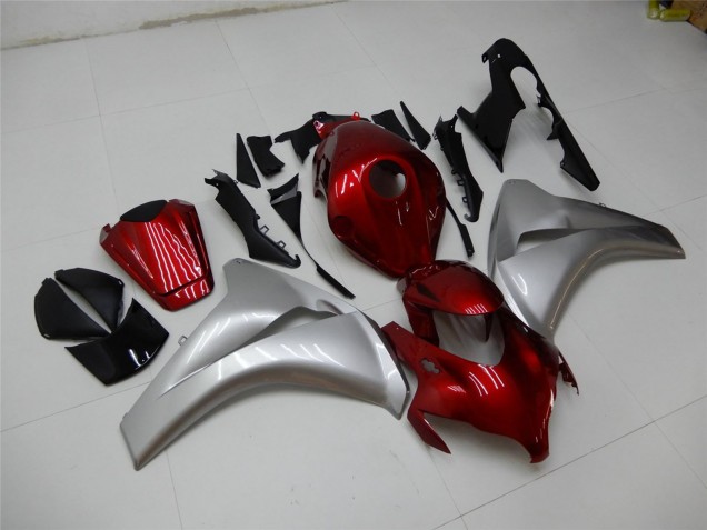 Carenados Moto Honda CBR1000RR 2008-2011 - Plata Rojo Granate Asequibles