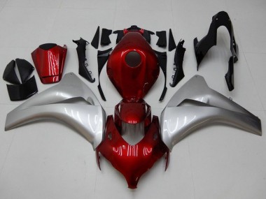 Carenados Moto Honda CBR1000RR 2008-2011 - Plata Rojo Granate Asequibles