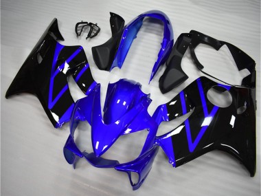 Kits Carenado Moto Honda CBR600 F4i 2004-2007 - Azul Negro Brillante Asequibles