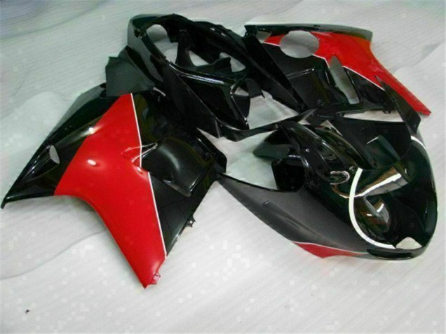 Carenados Moto Honda CBR1100XX Blackbird 1996-2007 - Rojo Negro Brillante Asequibles