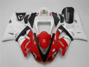 Carenados Moto Yamaha YZF R1 1998-1999 - Blanco Rojo Negro Asequibles