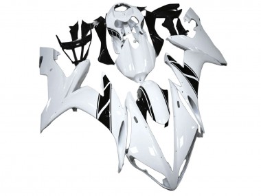 Carenado Moto Yamaha YZF R1 2004-2006 - Blanco Negro Asequibles