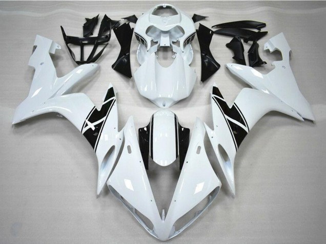 Carenado Moto Yamaha YZF R1 2004-2006 - Blanco Negro Asequibles