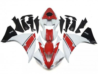 Carenados Moto Yamaha YZF R1 2009-2011 - Blanco Rojo Negro Asequibles