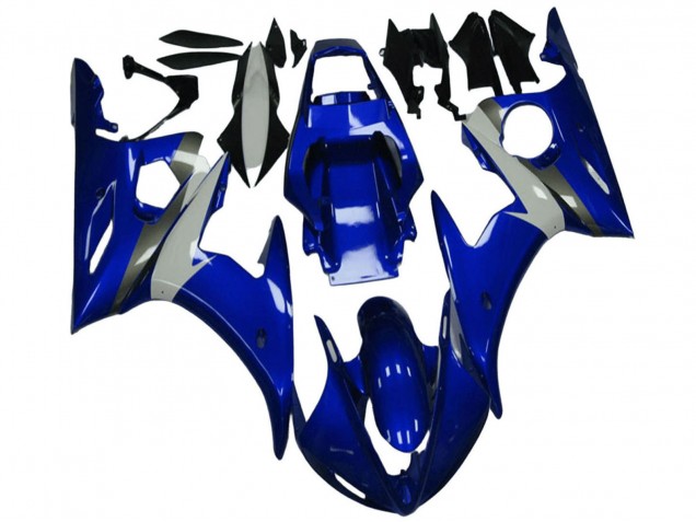 Carenado Moto Yamaha YZF R6 2003-2004 - Azul Blanco Asequibles