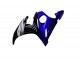 Carenados Moto Yamaha YZF R6 2003-2004 - Azul Blanco Negro Brillante Asequibles
