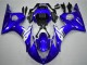 Carenados Moto Yamaha YZF R6 2003-2004 - Azul Blanco Asequibles
