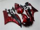 Kits Carenado Moto Yamaha YZF R6 2006-2007 - Rojo Negro Mate Asequibles