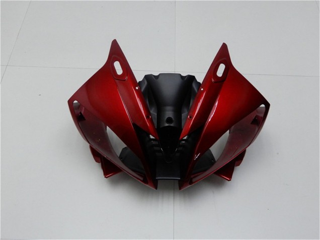 Kits Carenado Moto Yamaha YZF R6 2006-2007 - Rojo Negro Mate Asequibles