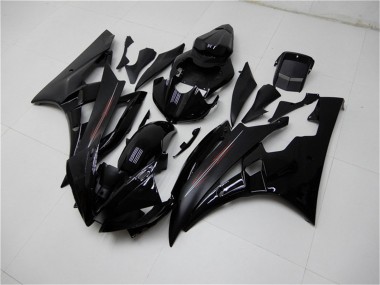 Kits Carenado Moto Yamaha YZF R6 2006-2007 - Negro Brillante Negro Mate Asequibles
