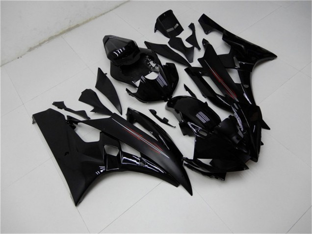 Kits Carenado Moto Yamaha YZF R6 2006-2007 - Negro Brillante Negro Mate Asequibles
