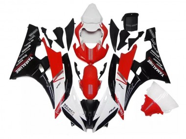 Carenados Moto Yamaha YZF R6 2006-2007 - Blanco Rojo Negro Asequibles
