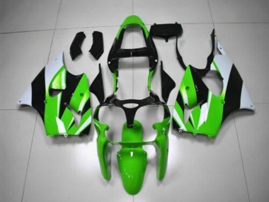 Kits Carenado Moto Kawasaki ZX6R 2000-2002 - Verde Blanco Negro Asequibles