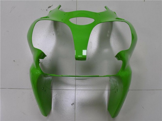 Carenados Moto Kawasaki ZX6R 2000-2002 - Verde Negro Asequibles
