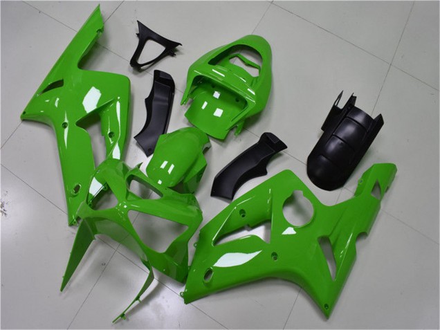 Carenado Moto Kawasaki ZX6R 2003-2004 - Verde Asequibles