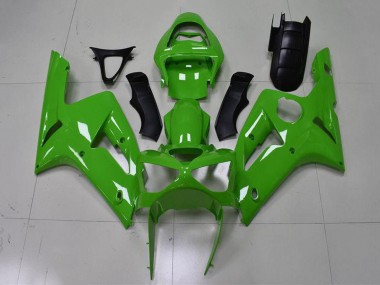 Carenado Moto Kawasaki ZX6R 2003-2004 - Verde Asequibles