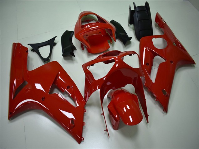 Kits Carenado Moto Kawasaki ZX6R 2003-2004 - Rojo Asequibles