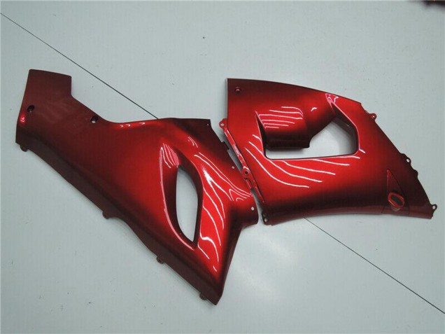 Carenados Moto Kawasaki ZX6R 2005-2006 - Rojo Caramelo Asequibles