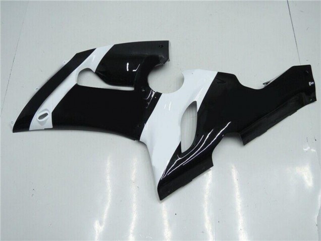Carenados Moto Kawasaki ZX6R 2005-2006 - Blanco Negro Brillante Asequibles