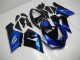 Kits Carenado Moto Kawasaki ZX6R 2005-2006 - Azul Negro Brillante Asequibles