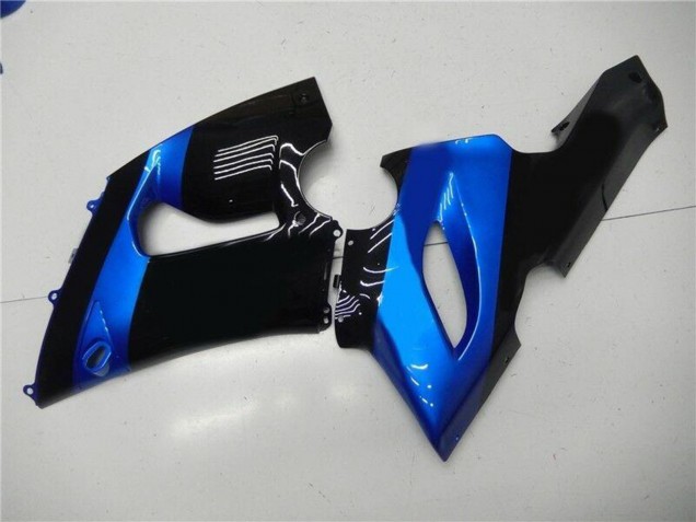 Kits Carenado Moto Kawasaki ZX6R 2005-2006 - Azul Negro Brillante Asequibles