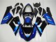 Kits Carenado Moto Kawasaki ZX6R 2005-2006 - Azul Negro Brillante Asequibles