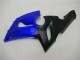 Carenados Moto Kawasaki ZX6R 2005-2006 - Azul Negro Mate Asequibles