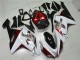 Carenados Moto Kawasaki ZX6R 2007-2008 - Blanco Negro Rojo Asequibles