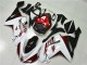 Carenados Moto Kawasaki ZX6R 2007-2008 - Blanco Negro Rojo Asequibles