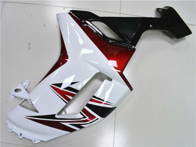 Carenados Moto Kawasaki ZX6R 2007-2008 - Blanco Negro Rojo Asequibles