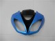 Carenados Moto Kawasaki ZX6R 2009-2012 - Azul Claro Negro Brillante Asequibles
