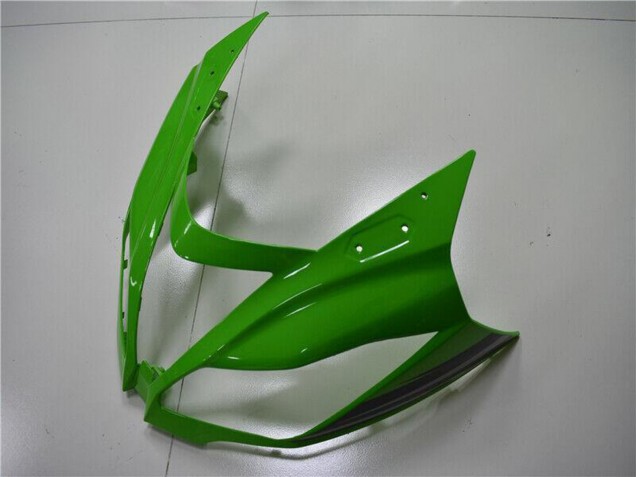 Carenado Moto Kawasaki ZX6R 2013-2018 - Verde Negro Brillante Asequibles