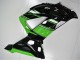 Carenado Moto Kawasaki ZX6R 2013-2018 - Verde Negro Brillante Asequibles