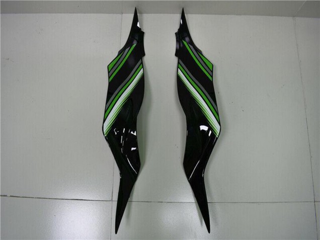 Carenado Moto Kawasaki ZX6R 2013-2018 - Verde Negro Brillante Asequibles