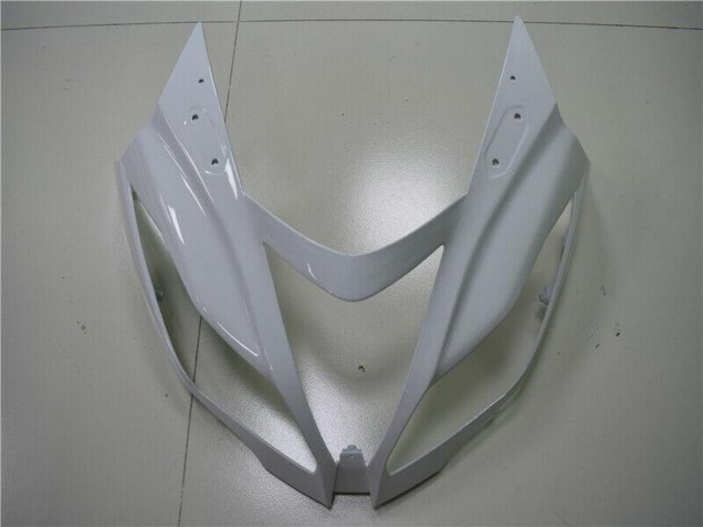 Carenados ABS Kawasaki ZX6R 2013-2018 - Blanco Negro Mate Asequibles