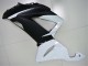 Carenados ABS Kawasaki ZX6R 2013-2018 - Blanco Negro Mate Asequibles