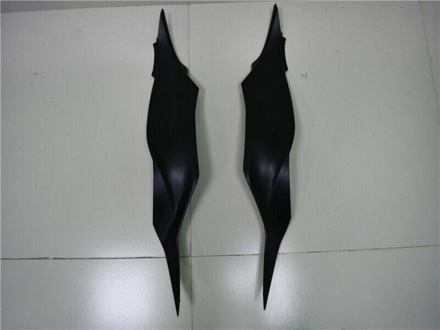 Carenados ABS Kawasaki ZX6R 2013-2018 - Blanco Negro Mate Asequibles